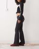 Monki Monki flared denim jeans in washed black - 3