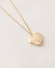 Monki Monki heart pendant necklace in gold - 3