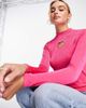 Monki Monki high neck rhinestone heart knit top in pink - 3