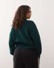 Monki Monki knit turtleneck sweater in dark green - 3