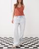 Monki Monki Missy low rise loose fit jeans in light blue wash - 1