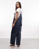 Monki Monki relaxed fit cotton cami jumpsuit in blue wash - 3