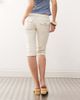 Monki Monki stretch capri pants in off white - 2