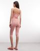 Monki Monki stretch capri pants in red gingham print - part of a set - 3