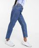 Monki Monki Taiki high waist mom jeans in la lune-Blues - 4