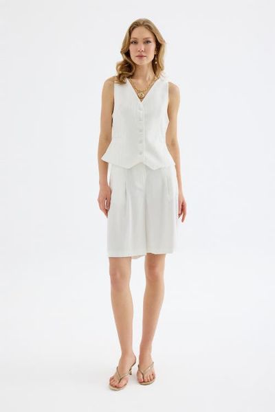Monlicia Monlicia Vera Tencel Bermuda Shorts