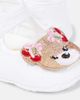 Monnalisa Monnalisa Baby bear-embellished ballet flats - 4