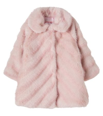 Monnalisa Monnalisa Baby striped coat
