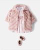 Monnalisa Monnalisa Baby striped coat - 2