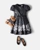 Monnalisa Monnalisa Belted floral brocade dress - 2