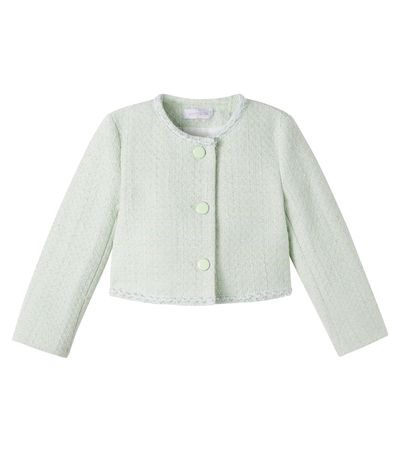 Monnalisa Monnalisa Bon Ton cotton-blend bouclé jacket