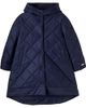 Monnalisa Monnalisa Bow-detail hooded quilted technical coat - 1