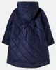 Monnalisa Monnalisa Bow-detail hooded quilted technical coat - 3