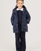 Monnalisa Monnalisa Bow-detail hooded quilted technical coat - 5