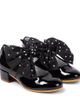 Monnalisa Monnalisa Bow-detail patent leather Mary Jane pumps - 1