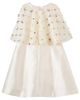 Monnalisa Monnalisa Caped sequined satin dress - 3