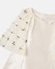 Monnalisa Monnalisa Caped sequined satin dress - 4