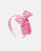 Monnalisa Monnalisa Checked mousseline headband - 1