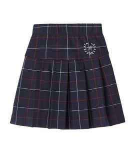 Monnalisa Monnalisa Checked pleated skirt