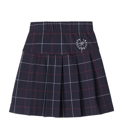 Monnalisa Monnalisa Checked pleated skirt