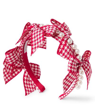 Monnalisa Monnalisa Embellished bow-detail headband