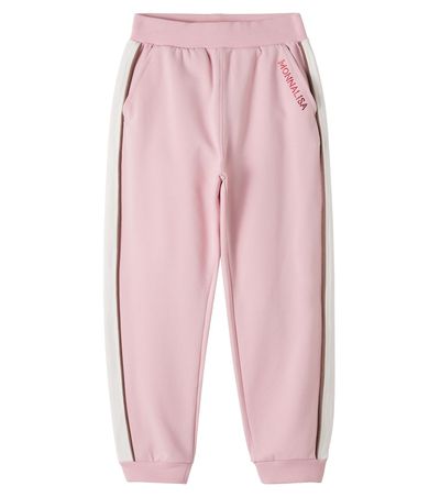 Monnalisa Monnalisa Embellished cotton-blend sweatpants
