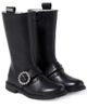 Monnalisa Monnalisa Embellished leather knee-high boots - 1