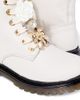 Monnalisa Monnalisa Embellished leather lace-up boots - 4