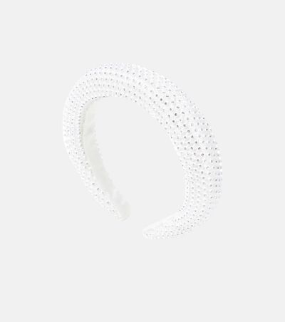 Monnalisa Monnalisa Embellished satin headband