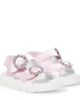 Monnalisa Monnalisa Embellished satin sandals - 1