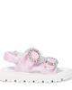 Monnalisa Monnalisa Embellished satin sandals - 3