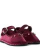 Monnalisa Monnalisa Embellished velvet ballet flats - 1
