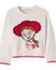 Monnalisa Monnalisa Embroidered cotton and cashmere sweater - 1