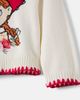 Monnalisa Monnalisa Embroidered cotton and cashmere sweater - 4