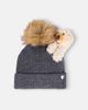 Monnalisa Monnalisa Feather-trimmed wool beanie - 1