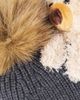 Monnalisa Monnalisa Feather-trimmed wool beanie - 2
