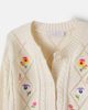 Monnalisa Monnalisa Floral cotton and wool cardigan - 4