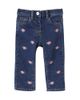 Monnalisa Monnalisa Floral embroidered jeans - 1
