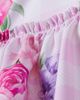 Monnalisa Monnalisa Floral gingham ruffled swimsuit - 3