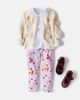 Monnalisa Monnalisa Floral polka-dot cotton-blend leggings - 2