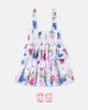 Monnalisa Monnalisa Floral ruffled cotton top and skirt set - 2