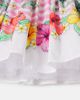 Monnalisa Monnalisa Floral striped tulle-trimmed cotton skirt - 4