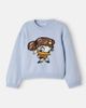Monnalisa Monnalisa Intarsia cotton and wool sweater - 1