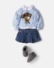 Monnalisa Monnalisa Intarsia cotton and wool sweater - 2