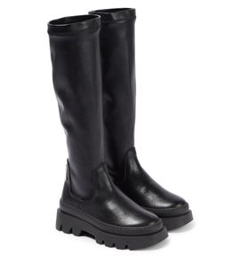 Monnalisa Monnalisa Leather combat boots