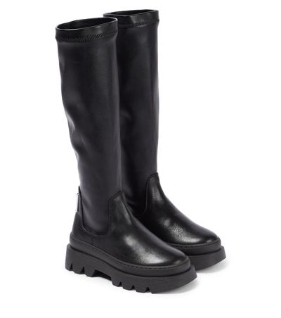 Monnalisa Monnalisa Leather combat boots