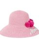 Monnalisa Monnalisa Logo paper sun hat - 1