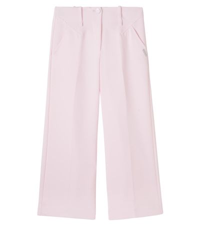 Monnalisa Monnalisa Logo wide-leg pants