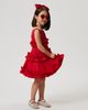 Monnalisa Monnalisa Ruffle-trimmed cotton poplin dress - 4