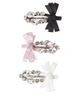 Monnalisa Monnalisa Set of 3 embellished hairpins - 1